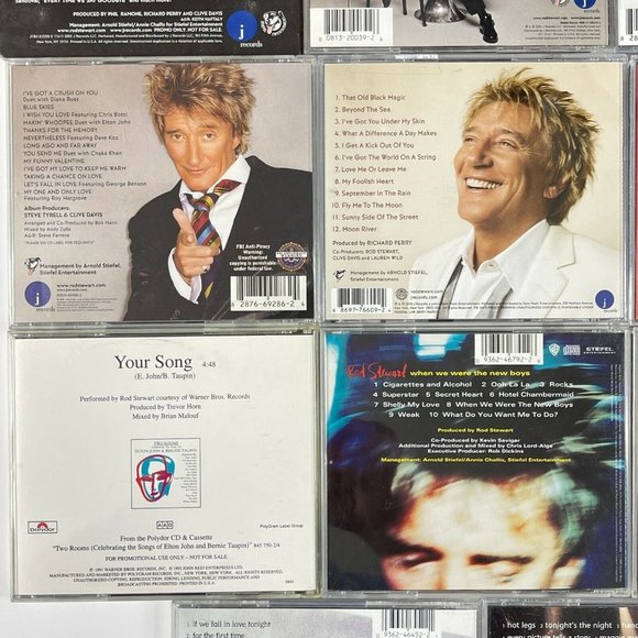 Rod Stewart 20 CD Lot Songbook Storyteller Spanner Hits Xmas Unplugged 1979-2012 - Picture 5 of 13
